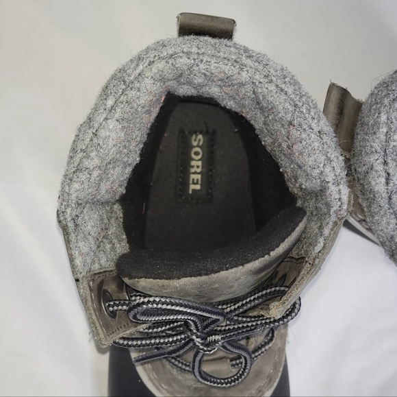 Sorel Slimpack II Lace Leather Waterproof Women’s Snow Winter Boots Sz 8 - Picture 7 of 11